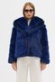 Premium Fur Shawl Collar Coat - 3