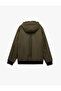 Hooded Long Sleeve Zippered Raincoat - 4
