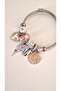 Heart Charm Steel Bracelet - 2