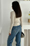 Women's Button Detailed Fit Knitwear Blouse – Elegant & Modern Style - 6