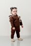 Baby Girl & Child Three-String Hooded 2-Piece Set - 2