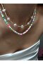 Pearl Necklace and Fimo Design 2-Piece Necklace - 3
