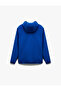 Long Sleeve Slim Fit Hooded Seasonal Jacket with Zipper Pocket - 4