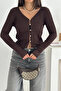 Women's Button Detailed Fit Knitwear Blouse – Elegant & Modern Style - 4