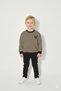 Boy's Off-Shoulder 2-5 Years Old Striped Trend Premium Quality Sweatshirt - 1011