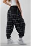 Women's Pleated Jacquard Shalwar Trousers - 2