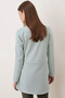Women's Mint Waist Stitched Long Jacket Arm-26K001017 - 4