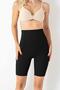 Women's Black Color High Waist Long Leg Corset- Body Shaper C0T0N15