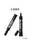2-Pack Black Permanent Round Tip Permanent Marker Pen