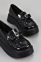 Smr 101 Heart Buckle Detail Thick Sole Loafer - 4