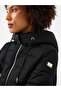 Slim Fit Black Women's Coat Lf2041093 - 3