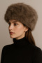 Women's Camel Hair Color Winter Faux Fur Plush Russian Ushanka Hat - 5