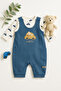 Baby Boy 2-Piece Romper Set with Car Snap-Button Newborn Outfit with Socks as a Gift - 3