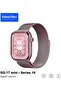 SQ17 Smart Watch with AMOLED Display 3 Pair Straps and Wireless Charger Designed for Ladie - 2