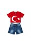 100% Cotton Ataturk and Flag Printed Children's T-Shirt I Comfortable Fit, Soft Fabric - 6