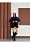 Striped Lined Oversize Blazer Jacket - 3