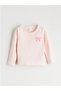 Plus New Season Crew Neck Bow Embroidered Baby Girl T-Shirt