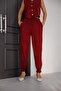 Women's Corduroy Pocketed Elastic Waist Jogger Pants - 6