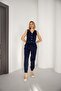 Women's Corduroy Pocketed Elastic Waist Jogger Pants - 6
