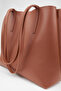 Women's Aster Tan Faux Leather Handbag and Shoulder Bag with Snap Closure and Foldable Design - 7