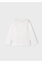 Cream Boy's Printed Long Sleeve T-Shirt 4086 - 5