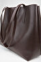 Women's Aster Bitter Brown Faux Leather Snap-On Foldable and Closure Handbag and Shoulder Bag