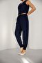 Women's Corduroy Pocketed Elastic Waist Jogger Pants - 2
