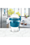 Titiz 600 ml Yogurt & Muesli Container with Spoon - Portable Bowl - White - 2