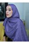 شال من سلسلة جاكار الحريري بنمط العنبر - 3