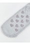 Christmas Themed Girls' Home Socks with Non-Slip Soles (W5) - 5