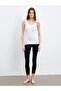 Black U-Neck Women's Tank Top (W5) - 4