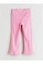 Girls' Leggings with Elastic Waist and Flared Legs (W5) - 3