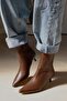 Kiss Pointed Toe Kitten Heel Zippered Women's Boots Bootie - 3
