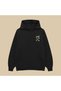 Off-White Print Tee UNISEX OVERSIZED BLACK COTTON HOODED PRINTED SWEATSHIRT HOODIE - 2