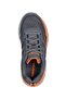 حذاء رياضي بدون رباط - فحمي/برتقالي - 3