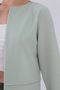Women's Mint Waist Stitched Long Jacket Arm-26K001017 - 3