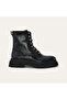 Leather Lace-Up Boots - 2