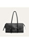 Women's Brown Multi-Compartment Handbag