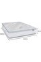 Home mart monaco Gel Pocket Spring Mattress – Medium Firm, Orthopedic Support, Cooling Gel Memory - 2