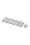 MK250 Kablosuz Bluetooth Kablosuz Klavye ve Mouse Seti Beyaz - 2