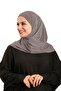 وشاح مينك عملي جاهز للارتداء مع عظام داخلية، وشاح محتشم مزدوج ساندي فلات 2501_10 - 2