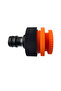 Hose Connection Adapter 3 Different Size Attachments 1/2\" - 3/4\" - 1\" Md306 Garden Hose End Plastic - 7