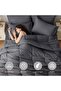 Home Mart Down Alternative 7pcs Comforter Set Gray – Ultra Soft Microfiber Duvet with 250GSM Filli - 2