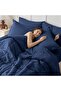 Home Mart Down Alternative 4Pcs Comforter Set Navy Blue – Ultra Soft Microfiber Duvet with 250GSM - 7