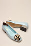 BABY BLUE RUGAN STONE WOMEN'S HEELS - 4