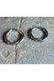 Vintage Mesh Model Hoop Earrings 316L Stainless & Tarnish-Free Steel Earrings - 3