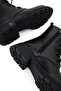 Women's Genuine Leather Black Floater Classic Boots - 3