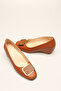 TAN SKIN BUCKLE WOMEN'S HEELS - 3