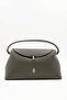 Rebeca Khaki Green Women's Handbag with Stitching Detail