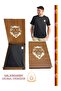 Black T-Shirt with Original Logo and Wooden Box Gift